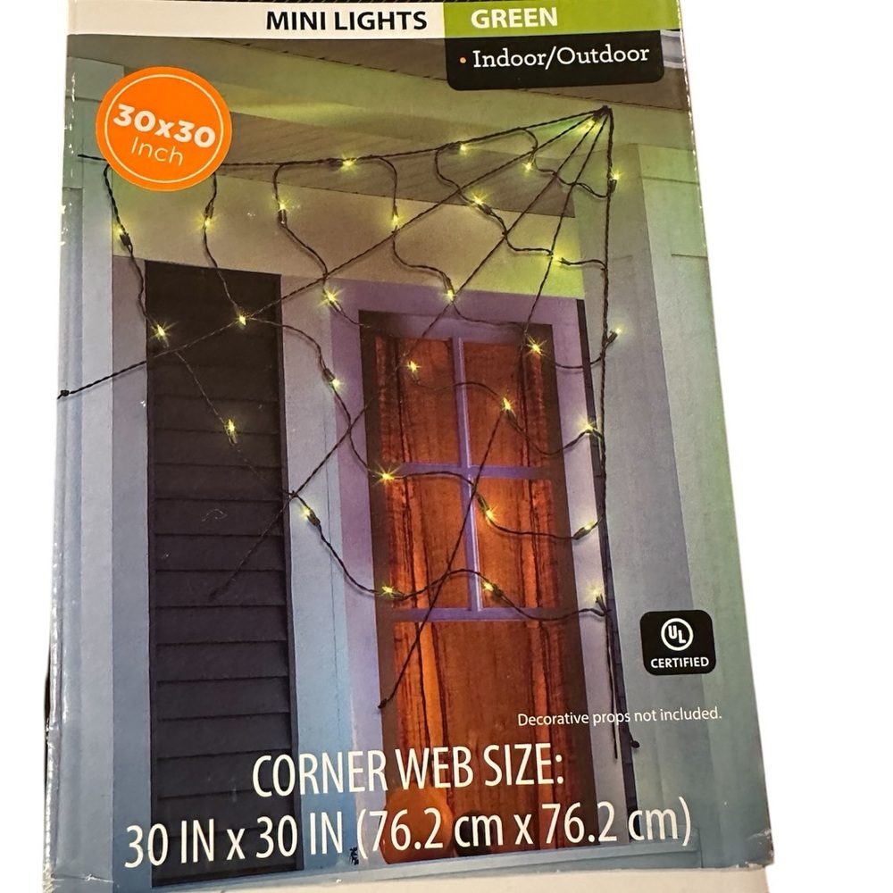 Mini Lights Green Indoor/Outdoor